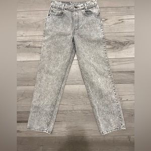 Vintage 90s Levi's Acid Gray 501 Button Fly student W27 L28